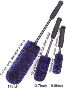 img 3 attached to Brushdepot Wheel Cleaning Brush 3 Piece Car Care