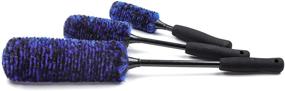 img 1 attached to Brushdepot Wheel Cleaning Brush 3 Piece Car Care