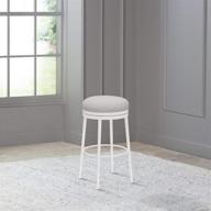 🪑 white hillsdale aubrie swivel backless counter height stool logo