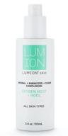 💦 lumion skin natural oxygen face mist - hydrating and calming, hypochlorous acid formula for healthy and glowing skin, 3.4 fl oz (100 ml) logo