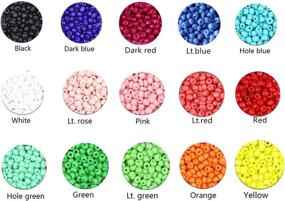 img 3 attached to 🌈 Adults Jewelry Rainbow Beaded Bracelets for Colorful Beading & Jewelry Making