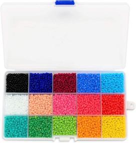 img 4 attached to 🌈 Adults Jewelry Rainbow Beaded Bracelets for Colorful Beading & Jewelry Making