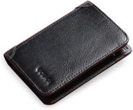 goiacii genuine leather blocking trifold men's accessories in wallets, card cases & money organizers logo