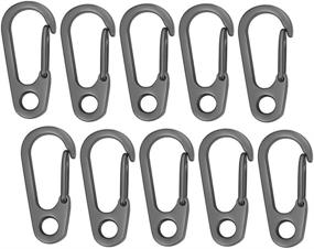 img 4 attached to SZHOWORLD® Climbing Carabiners Keychain Quickdraw