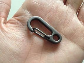 img 3 attached to SZHOWORLD® Climbing Carabiners Keychain Quickdraw