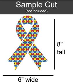 img 1 attached to Autism Awareness Vinyl Adhesive Pattern