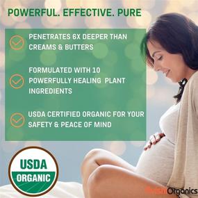 img 1 attached to 💪 Powerful Organic Stretch Mark Oil for Pregnancy - Proven to Prevent and Fade Stretch Marks with Rare Plant-Extracts, Penetrates 6x Deeper Than Belly Butter or Cream
