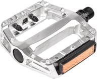 🚲 avasta bike pedals: durable aluminum alloy pedals with reflectors for mountain & road bikes - 9/16 inch thread size logo