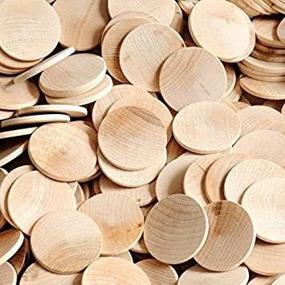 img 4 attached to Woodpeckers 200 Wooden Circles Pieces