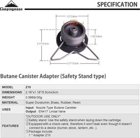 img 3 attached to Адаптер для кемпингового гриля CAMPINGMOON Safety