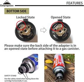 img 2 attached to Адаптер для кемпингового гриля CAMPINGMOON Safety
