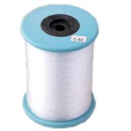 🎣 600m/roll transparent nylon fishing line 0.6mm - super strong diy jewelry making supply for necklaces, bracelets, beading wire, threads, strings, and ropes. logo