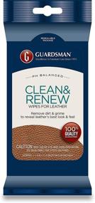 img 1 attached to Guardsman Clean Renew Leather Wipes Household Supplies