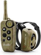 🐶 waterproof dog electronic training collar: rechargeable shock collar with 2000ft remote range for small, medium, and large dogs logo