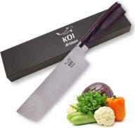 koi artisan nakiri kitchen knife logo