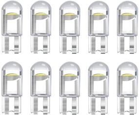 img 4 attached to 158 LED Bulb W5W 2825 168 192 194 T10 Wedge Light Bulbs 12V Cool White for Car Side Marker Lights Dome Map Door Courtesy License Plate 0.5W 10-Pack by Makergroup