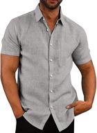 👔 coofandy men's clothing and shirts: textured designer western styles for regular wear logo