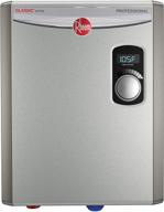 rheem rtex-18 electric tankless water 🚿 heater - 18kw, 240v, small - gray logo