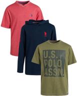 us polo assn мальчики свитшот - топы, футболки и рубашки для мальчиков в одежде. логотип