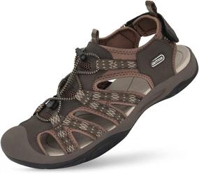 img 4 attached to 🌧️ Stay Dry and Comfortable with GRITION Waterproof Fisherman Lightweight Protection Men's Shoes