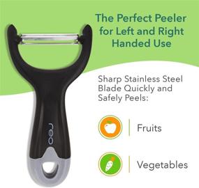 img 3 attached to 🍴 1 EA Reo Grey Peeler - Black and Gray - Enhanced for SEO