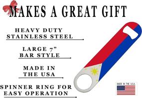 img 3 attached to Premium Philippines Filipino Flag Speed Bottle Opener: The Perfect Heavy-Duty Gift