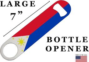 img 2 attached to Premium Philippines Filipino Flag Speed Bottle Opener: The Perfect Heavy-Duty Gift