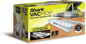 img 4 attached to 🦈 Shark VACMOP Refill, White VMP10 - Pack of 10 Disposable Hard Floor Vacuum and Mop Pads