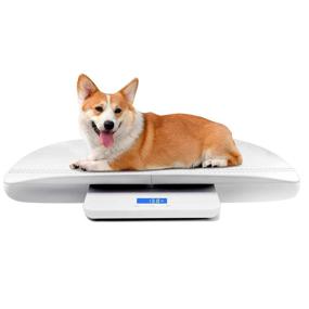 img 4 attached to 🐾 MINDPET-MED Digital Baby Pet Scale with 3 Weighing Modes (kg/oz/lb), Maximum 220 lbs Capacity, Precision up to ±0.02lbs, White - Ideal for Infants, Puppies, and Moms