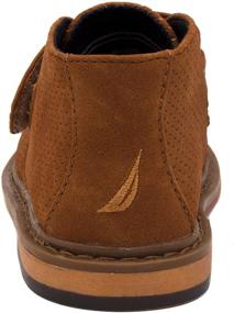 img 2 attached to 👞 Nautica Kids Chukka Boot – Мальчики' Обувь на выходную с ремешком с регулируемой застежкой (для малышей и младших детей): Стильная и комфортная обувь для мальчиков