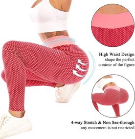 img 1 attached to 🍑 ViCherub Women's Scrunch Butt Leggings - Peach Lift High Waist Yoga Pants for TikTok, Workout, Tummy Control, and Butt Lifting