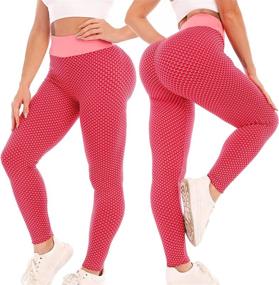 img 3 attached to 🍑 ViCherub Women's Scrunch Butt Leggings - Peach Lift High Waist Yoga Pants for TikTok, Workout, Tummy Control, and Butt Lifting