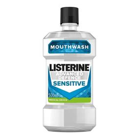 img 4 attached to 🌿 Advanced Defence Sensitive Listerine Mouthwash - 500ml, Fresh Mint