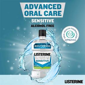 img 3 attached to 🌿 Advanced Defence Sensitive Listerine Mouthwash - 500ml, Fresh Mint