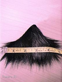 img 1 attached to Furry Cat Kitten Ear Hair Clips - Cosplay Petplay Fluffy Black Kitten Ears Headband