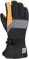 carhartt men's pipeline black glove - essential accessory for men logo