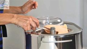 img 3 attached to 🍦 Lello 4080 Musso Lussino 1.5-Quart Stainless Ice Cream Maker - 110/120V 60 HZ