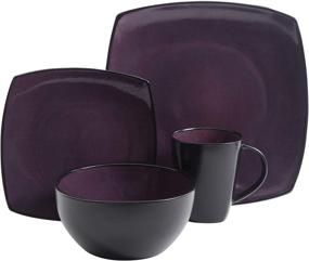 img 3 attached to 🍽️ Gibson 90902 16RM 16 Piece Reactive Dinnerware Set