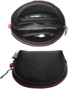 img 1 attached to 📷 Large Water-Resistant Lycra Camera Filter Case Bag for Round Filters up to 82mm