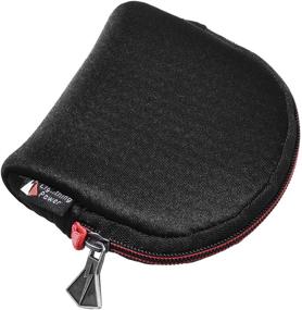 img 3 attached to 📷 Large Water-Resistant Lycra Camera Filter Case Bag for Round Filters up to 82mm