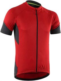 img 3 attached to 🚴 Dooy Men's Cycling Jersey - Short/Long Sleeve Bike Bicycle Shirts - Biking Clothing with Breathable and Quick-Dry Technology - Shirt with Convenient Pockets