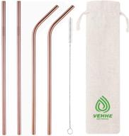 vehhe straws reusable stainless drinking logo