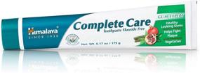 img 2 attached to Зубная паста Himalaya Complete Care, без фтора для уменьшения зубного налета и осветления зубов, 6,17 унций.