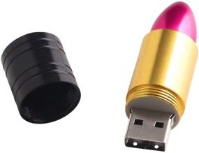 img 1 attached to 💄 Милый модный USB-флеш-накопитель 32 ГБ - дизайн помады от P46 Digital