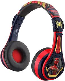 img 4 attached to 🎧 Наушники для детей eKids Spiderman с беспроводным Bluetooth и микрофоном, сниженный уровень громкости для защиты слуха, перезаряжаемая батарея, регулируемая оправа для школы, дома или путешествий