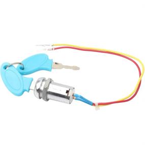 img 3 attached to 🔑 Universal 2 Wire Ignition Key Switch Lock: Ideal Starter for ATV, Moped, Pocket Bike, Motorcycle, Go Kart, Gas & Electric Scooter