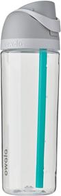 img 4 attached to 🎽 Owala FreeSip Clear Water Bottle with Straw - BPA-Free, 25-Ounce, Ideal for Sports and Travel, Shy Marshmallow