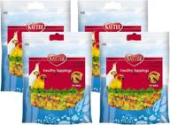 kaytee fiesta healthy toppings avian: pack of 4 - premium bird treats and nutritional enhancements logo