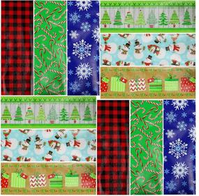 img 2 attached to Colorful and Festive: Iconikal Christmas Style Printed 🎄 Duct Tape - 12-Pack, 2 inch x 10 Yard