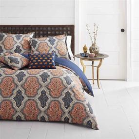 img 4 attached to 🛏️ Brighten Your Bedroom with the Azalea Skye Rhea Comforter Set in Twin Size and Vibrant Orange Color